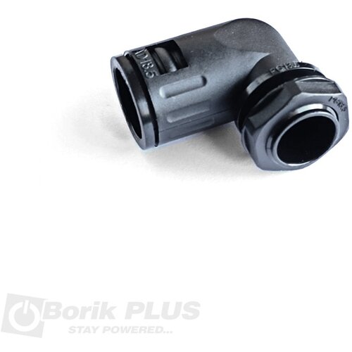 A+ plastic Kolenasti uvodnik u kutiju za bužir 13mm, CRNI Cene