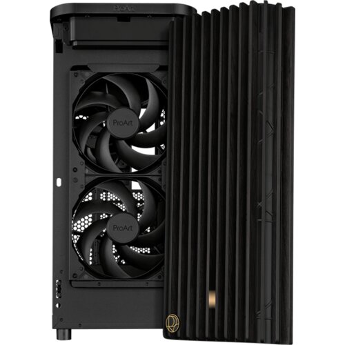 Asus ProArt PA401 Wood Edition ATX računalniško ohišje, kaljeno steklo, 1x 120 mm in 2x 160mm pred-nameščeni ventilatorji, podpora za USB 20Gbps - 90DC00M0-B39000 Cene