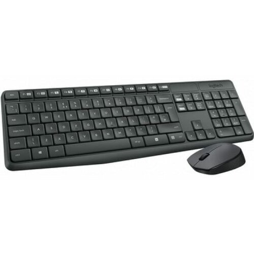 Logitech MK235 GRAY US tastatura i miš Cene
