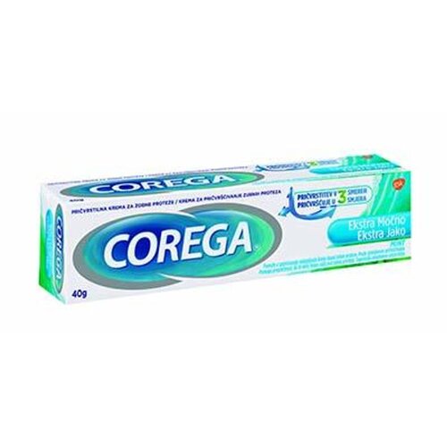 Corega Krema za zubne proteze Ekstra jako Mint 40 g Slike