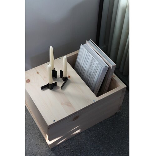 Karup Design Noćni ormarić od masivnog bora u prirodnoj boji Grab It &amp;ndash; Slike