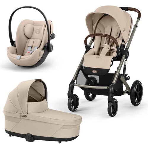 Cybex Voziček 3v1 Balios bundle S set almond beige Slike