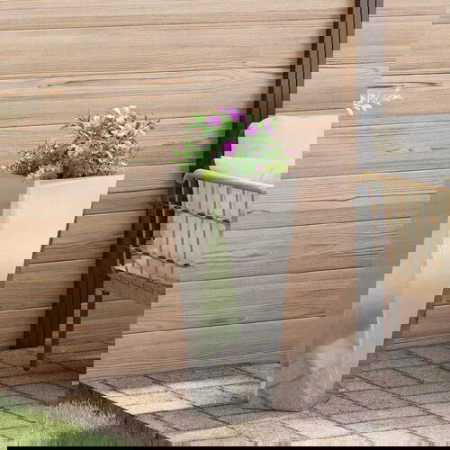 vidaXL Sadilica Srebrno 30 x 30 x 75 cm Cinkani čelik Cene