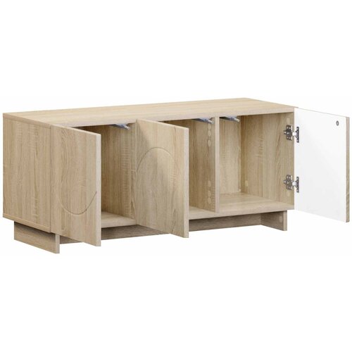  TV stalak 90 x 34,5 x 40 cm Hrast sonoma Konstruirano drvo Slike