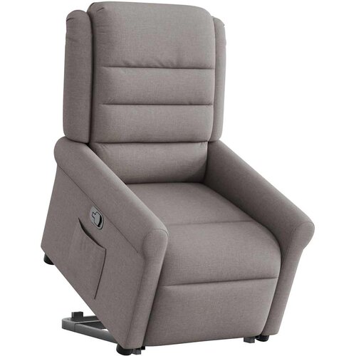 Maison Chic Naslanjač - Relax naslanjač s funkcijo vstajanja taupe blago, (22042109) Cene