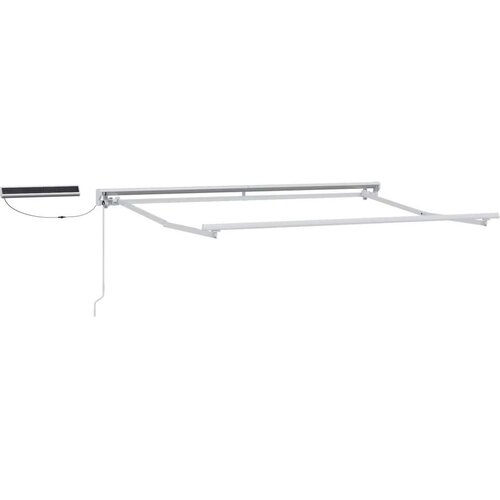  Električni zložljivi okvir tende Bela 3,5 x 2,5 m Jeklo, (5000206773) Cene