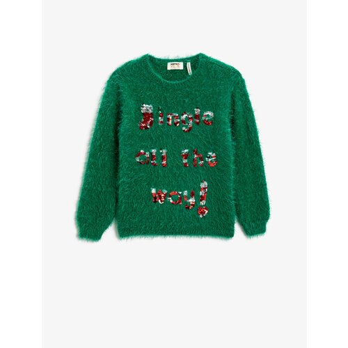 Koton Sweater - Green - Oversize Slike
