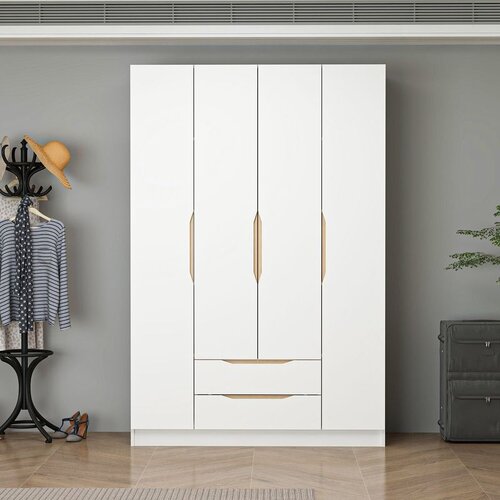 Hanah home ormar Alin 21033, 140 cm, beli / hrast Cene