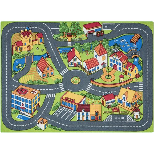 RugsX Preproge REBEL ROADS PREPROGA Country life 90 Vas, 95x133 cm Siva Cene
