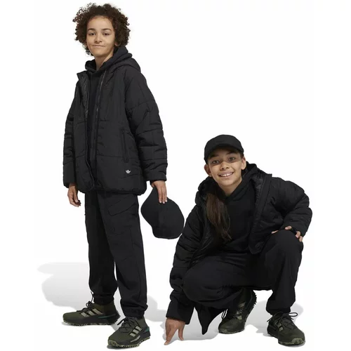 Adidas Otroške hlače črna barva