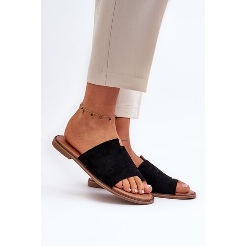 Kesi Women's Black Amite Suede Slippers Cijene