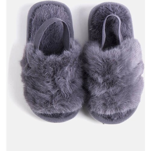 Gemre Grey slip-on slippers Leilany Cene