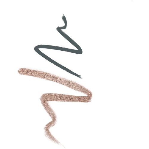 Buxom FLIP SIDE DUAL-ENDED EYELINER &amp;amp; SHADOW kremasto senčilo in črtalo za oči v svinčniku odtenek Totally Taupe 0.78 g Slike