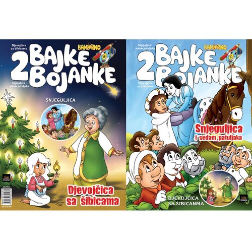 Bambbino Bojanka - Djevojčica sa &amp;scaron;ibicama + Snjeguljica Slike