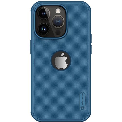 Nillkin Maska za iPhone 14 Pro 6.1 (sa otvorom za logo) Scrub Pro plava Slike