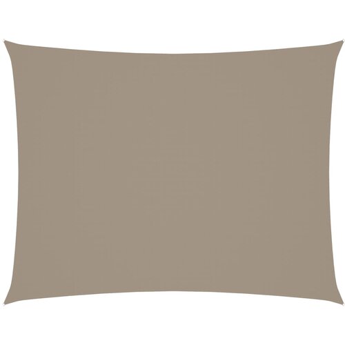 vidaXL senčno jadro oksford blago pravokotno 6x8 m taupe Cene