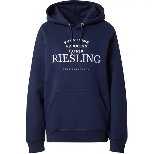 EINSTEIN & NEWTON Sweater majica 'Riesling' mornarsko plava / bijela