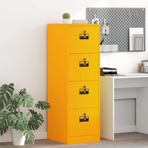 Kabinet za datoteke s ladicama 2 pcs Žuta 44 x 50 x 106.5 cm Cene