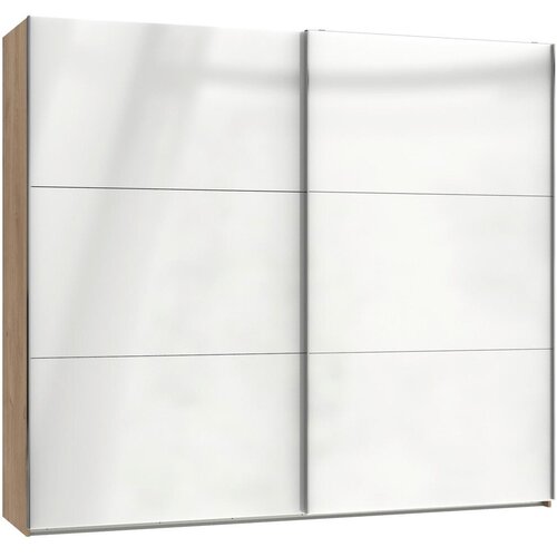 Modern Living Omara Z Drsnimi Vrati Level 36 D, Bela, Barva Hrasta Cene