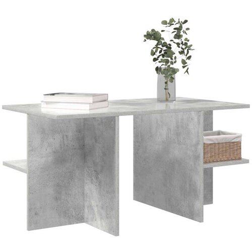  Stolić za kavu Betonska siva 87 x 50 x 45 cm Konstrukcijsko drvo - Betonsko siva Slike