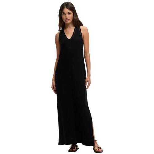 Superdry crna maxi haljina Cene