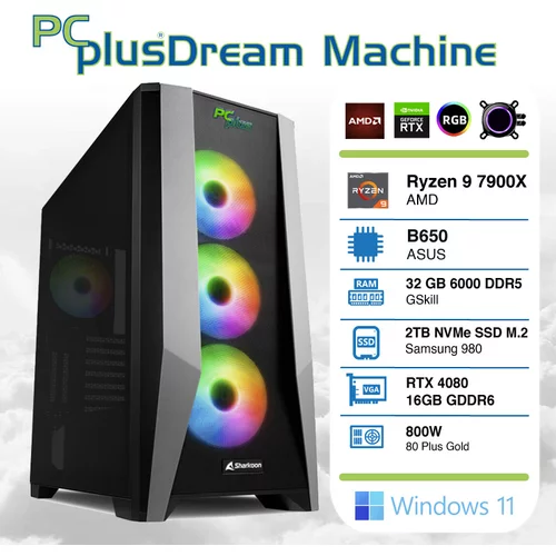 PCPLUS DREAM MACHINE PC PCPLUS R9 7900X/32/2/W11H