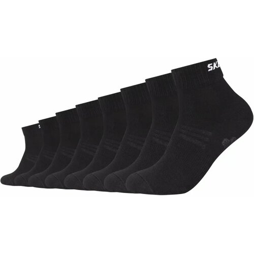 Skechers 3ppk unisex mesh ventilation quarter socks sk42017-9999 Slike