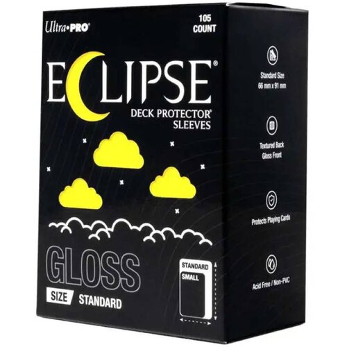 Ultra PRO Gloss Eclipse Standard Deck Protector Sleeves 105 - Lemon Yellow Cene