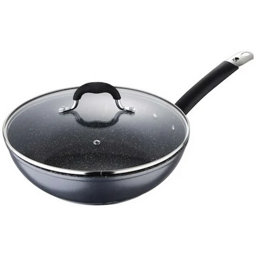  Tava za Wok Masterpro Siva Aluminij Kovani Aluminij (Ø 28 cm)