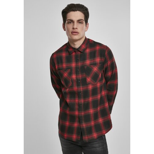 UC Men Plaid Flannel Shirt 6 - black/red Cene