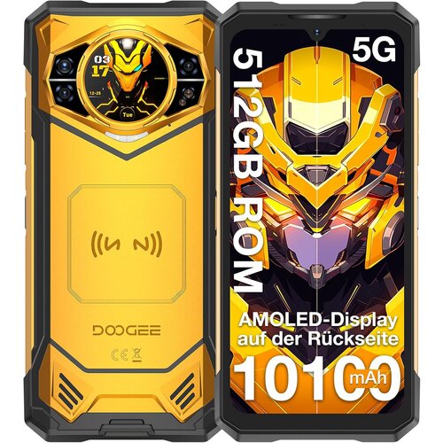 Doogee S200 X 5G 32/512GB, oranžna pametni robustni telefon Android 14, 10100mAh 120Hz 100MP+20MP nočni vid, (21781420) Cene