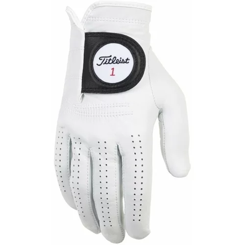 Titleist Players Mens Golf Glove 2020 Right Hand for Left Handed Golfers White ML