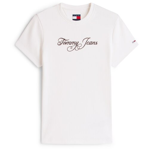 Tommy Jeans Majica 'Essential' črna / bela Cene