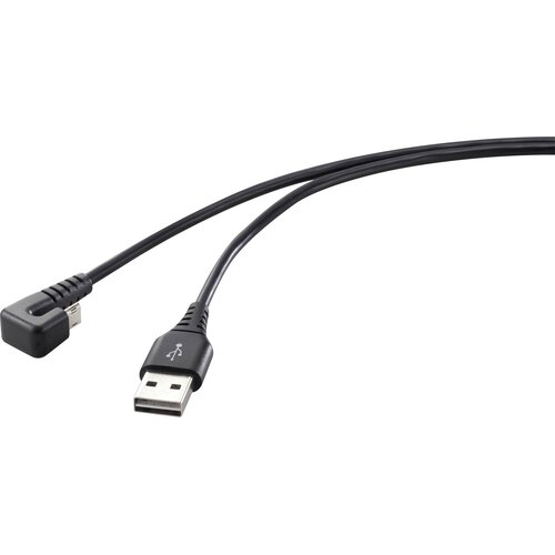 Renkforce USB kabel USB 2.0 USB-A vtič\, USB-mikro-B vtič 1.00 m črna RF-4598342, (20417145) Cene