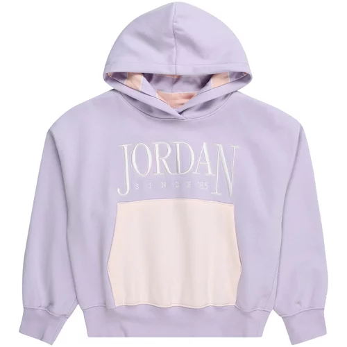 Jordan Sweater majica svijetloljubičasta / pastelno roza