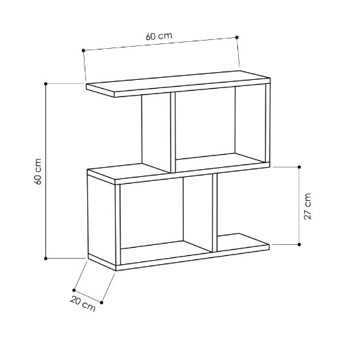  Sto pomoćni crni 60x60x20cm Slike