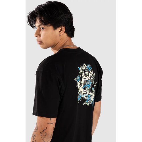 Santa Cruz BT Screaming Rose Flash T-shirt black Cene