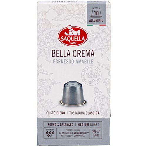 Saquella kapsule bella crema 10/1 nespresso Cene