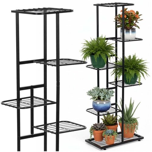 Metalni stalak za cvijeće 105 x 44,5 x 22,5 cm Cijene