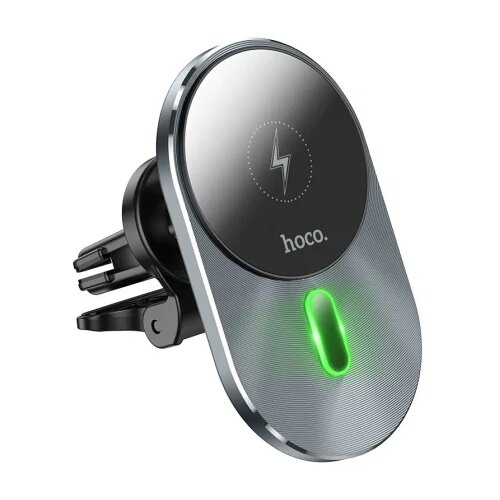 hoco. car holder to air vent with wilress charging suppor MagSafe charging Magic CA91 greay Cijene