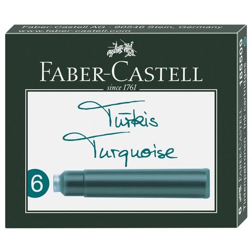 Faber-Castell patrone mastila u tirkiznoj boji 6 kom Cene