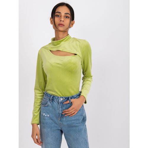 Italy Moda Blouse-DHJ-BZ-6561.09P-lime green Slike