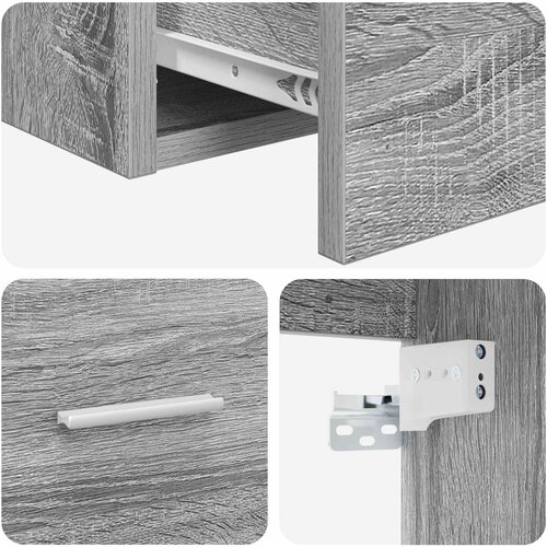  Umivaonik s policom Siva Sonoma 49,5 x 41 x 62,5 cm Slike