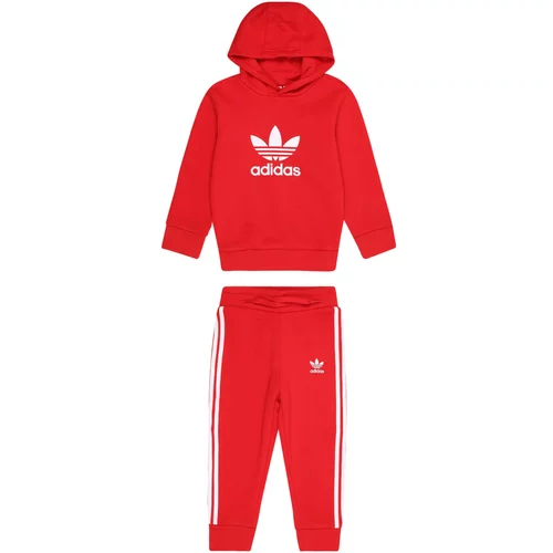 Adidas Jogging komplet crvena / bijela