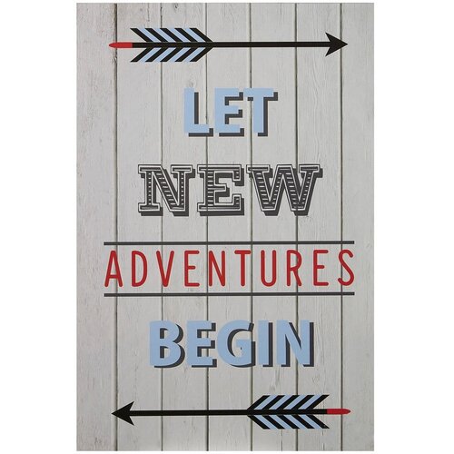 Premier Housewares Dječja slika 30x45 cm Let New Adventures Begin &amp;ndash; Slike