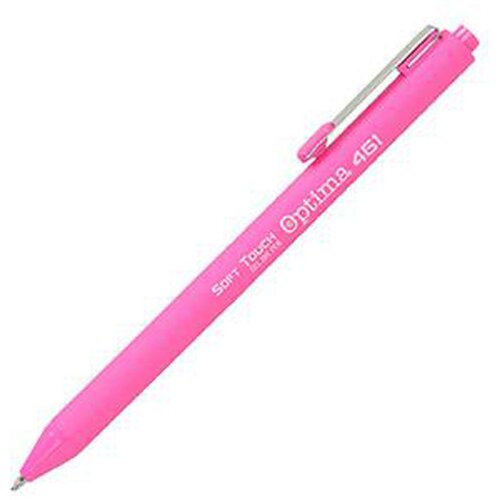 Optima Gel pisalo Soft Touch, 0.7 mm, roza Slike