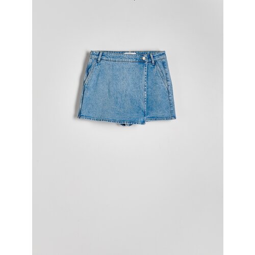 Reserved - LADIES` SHORTS - plava Slike