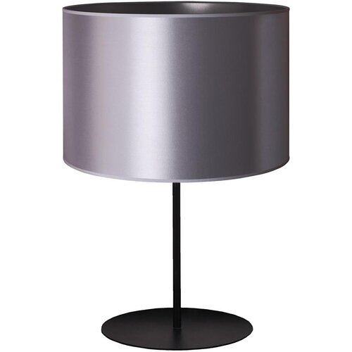  Duolla - Stona lampa CANNES 1xE14/15W/230V prečnik 20 cm srebrna/crna Cene