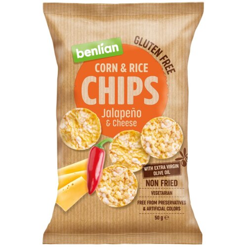 Benlian Food čips BENLIAN halapenjo sir 50g Slike