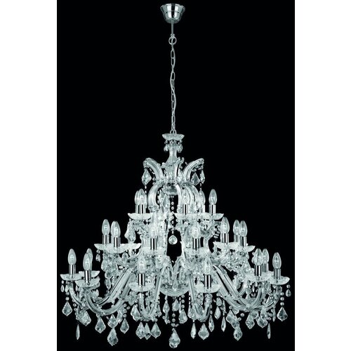 Searchlight Marie Therese Kristalni lestenec s 30 lučmi, kromiran, E14, (22101244) Cene